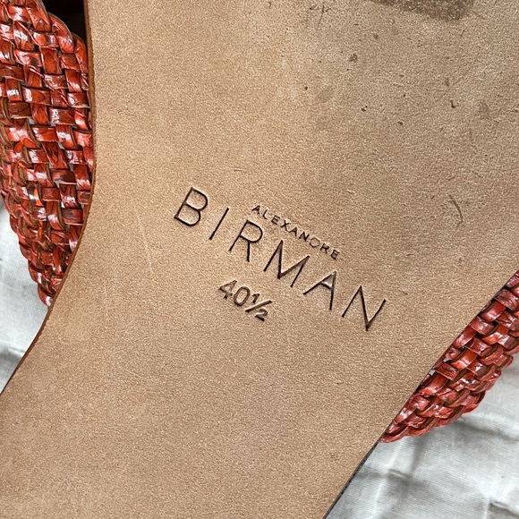 Alexandre Birman orange woven slides, like new! - Picture 4 of 6